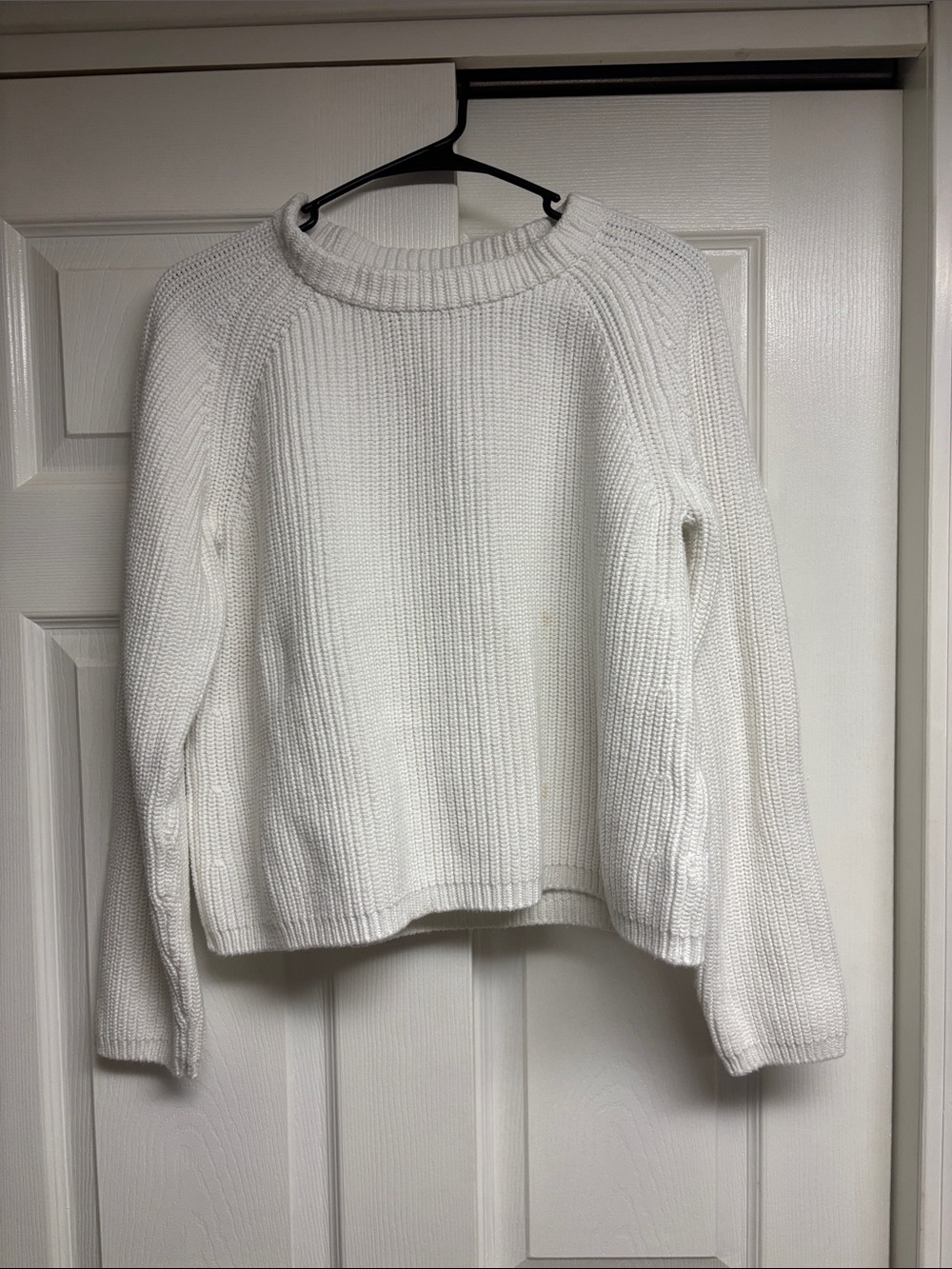 Quince 100% Organic Cotton Fisherman Crew Sweater Size Large